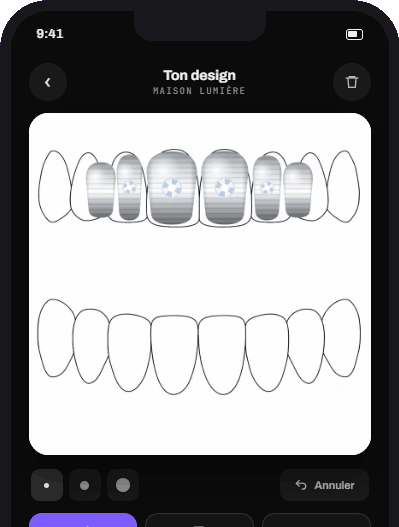 Il dessine son grillz